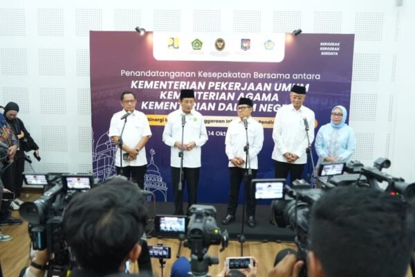 Tiga Kementerian Sinergi Lindungi Santri dan Perkuat Infrastruktur Pesantren