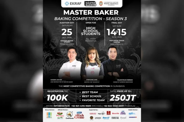 Kemenekraf Dukung Pengembangan Talenta Kuliner Muda Lewat Master Baker Competition 2025